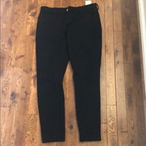Banana Republic Sloan black skinny jeans